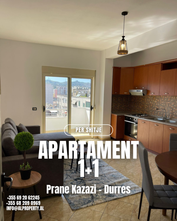 Shitet Apartament 1+1 – Kazazi, Durrës