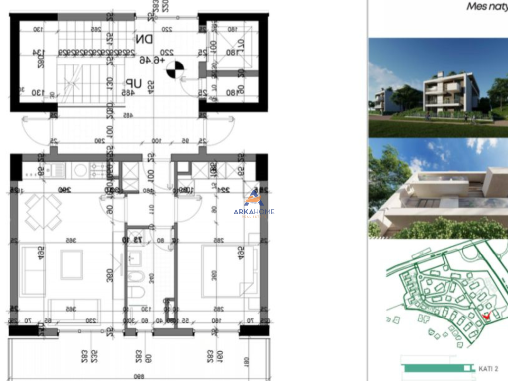 SHITET APARTAMENT 1+1+BALLKON "KOMPLEKSI TULIPAN, TEG " 185.000 EURO (PARKIM I PERFSHIRE).