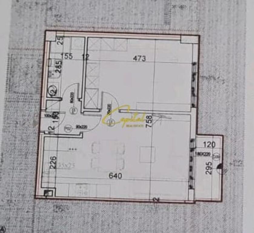SHITET APARTAMENT 1+1 RRUGA E DIBRES 103.000 EURO
