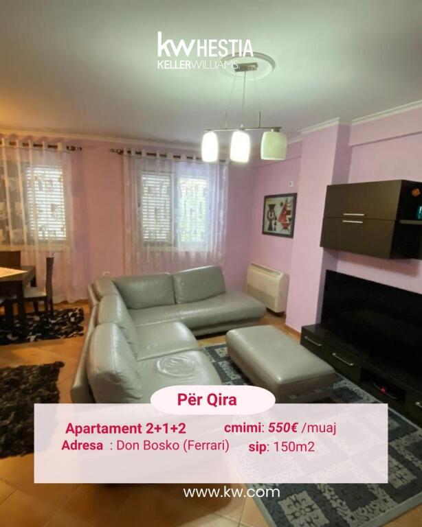 Apartment for rent – Don Bosko, Tirana