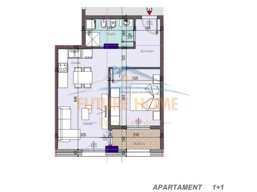Shitet, Apartament 1+1, Tirana Entry 3, Casa Italia