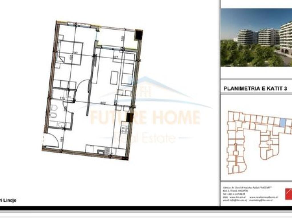For sale, 1+1 Apartment, "Aluna Complex" Paskuqan, Tirana.