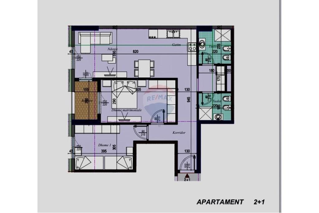 Appartamento 2+1 in vendita Laprake Tirana Entry !