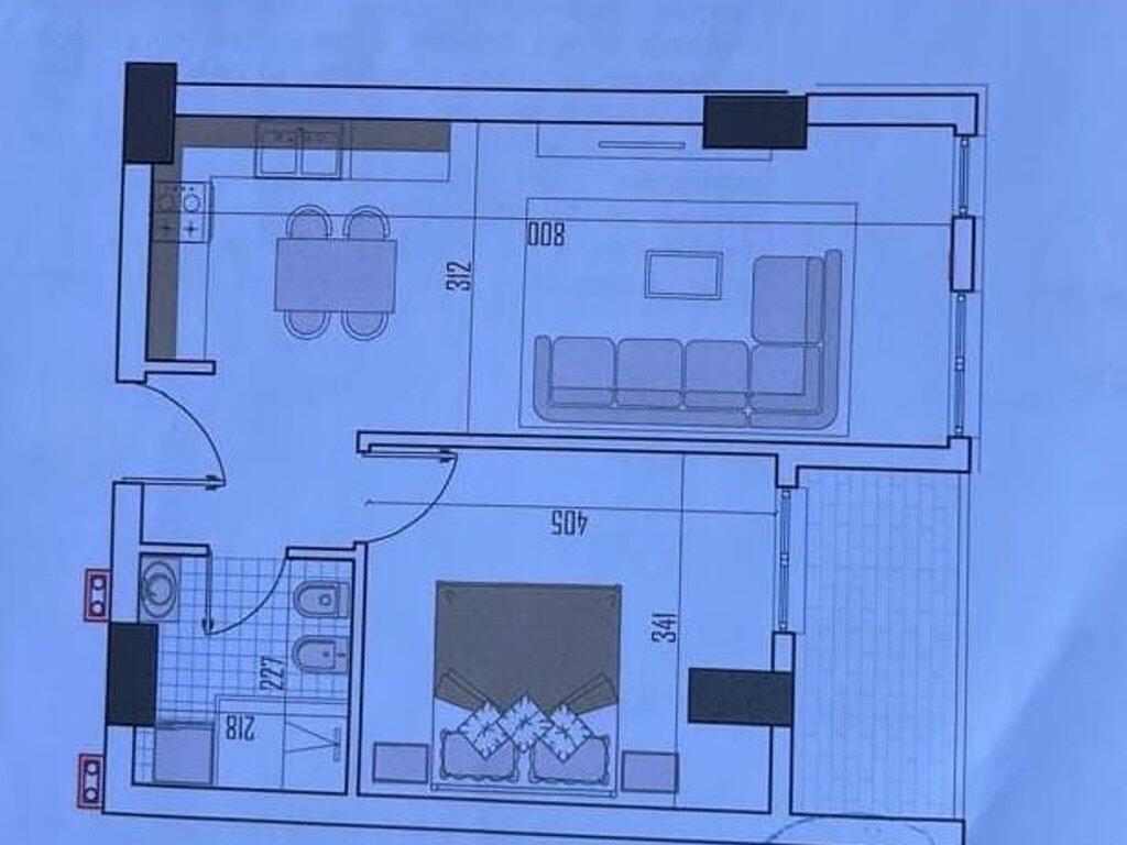 Paskuqan, appartamento 1+1 in vendita nella residenza Monark! 85.500 €