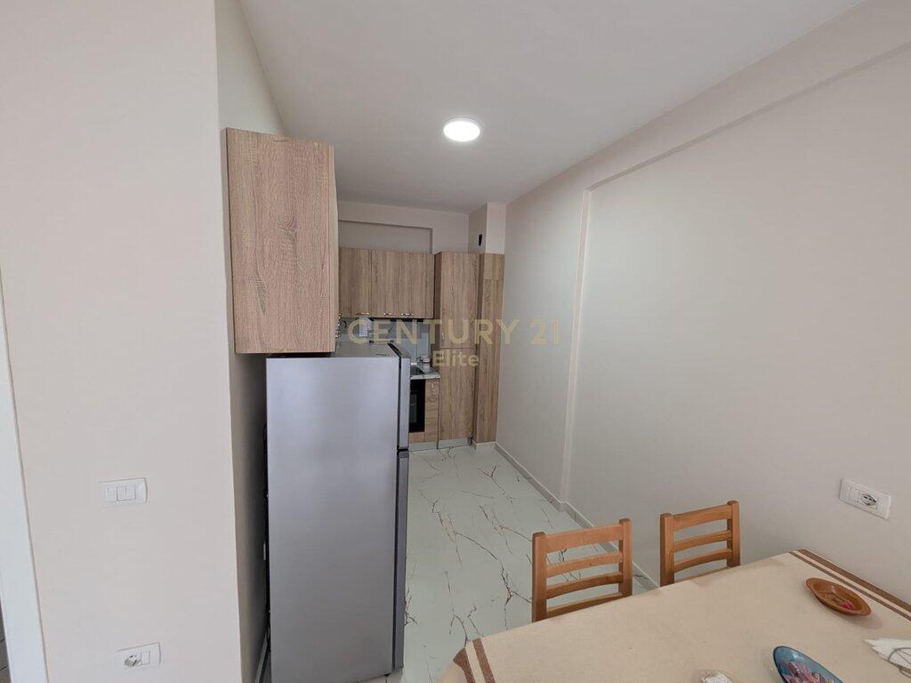 Apartment 1+1 with parking space for rent on Durres Street.