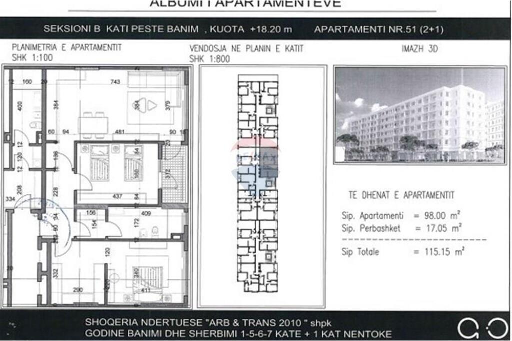 Apartament - Për Shitje - Bulevardi Blu
