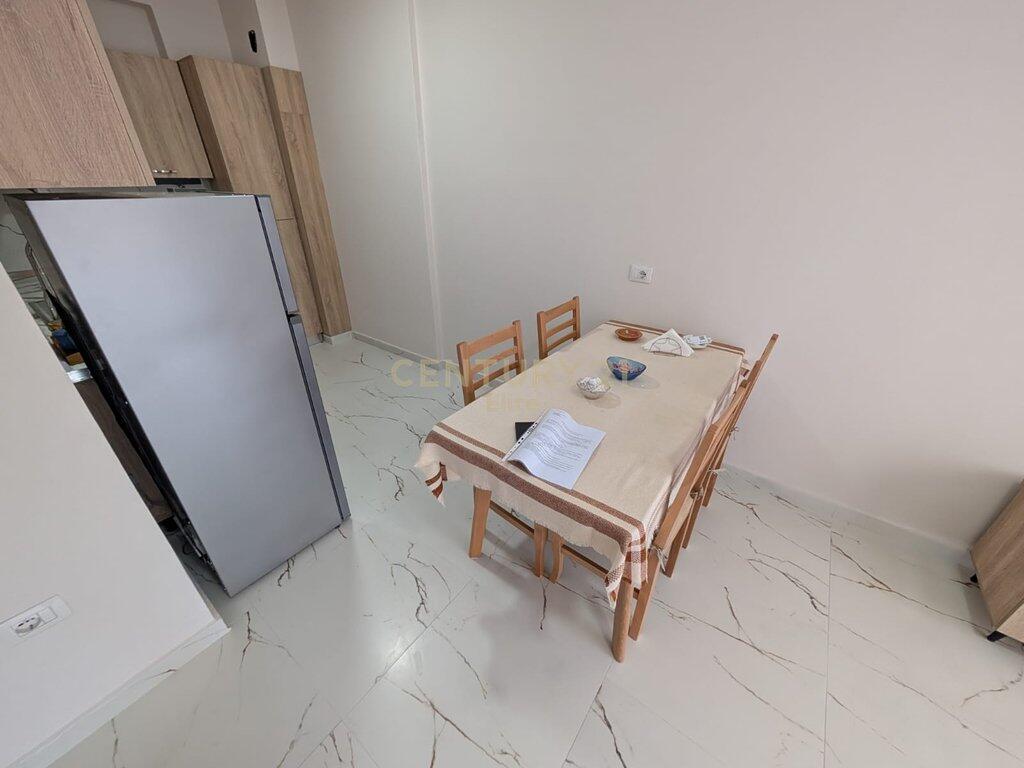 Apartment 1+1 with parking space for rent on Durres Street.