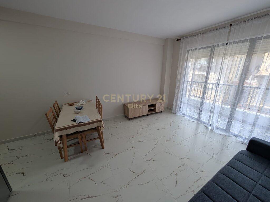 Apartment 1+1 with parking space for rent on Durres Street.