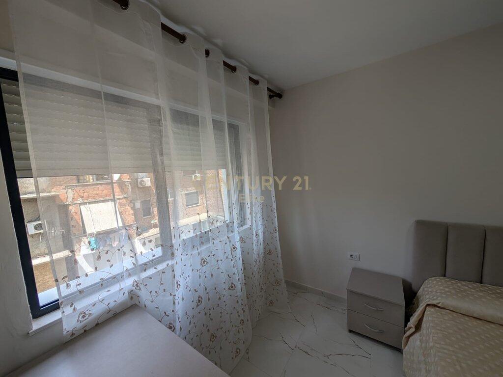 Apartment 1+1 with parking space for rent on Durres Street.