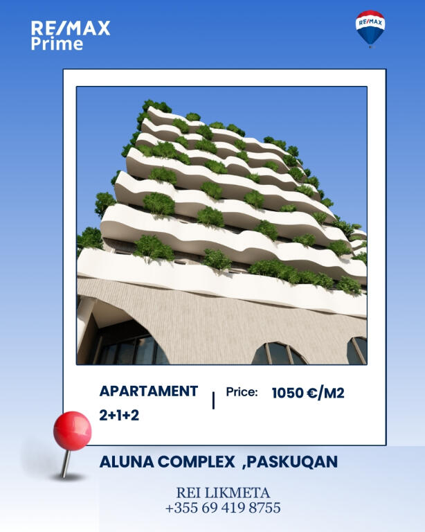 ✨ESCLUSIVO | 🏡Appartamento in Vendita 2+1+2 | 📍Aluna Complex, Paskuqan