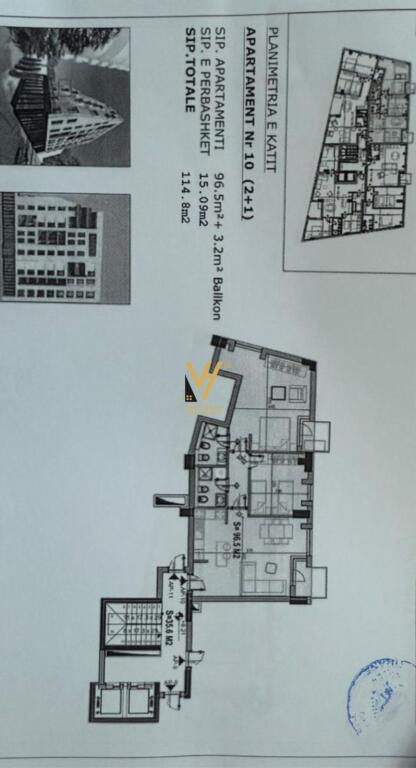 SHITET APARTAMENT 2+1 TE RRUGA E ELBASANIT 425.700 EURO
