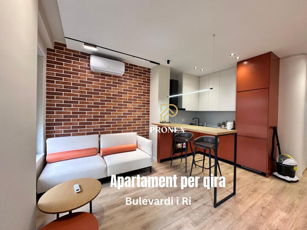Apartament 1+1 per qira Bulevardi i Ri