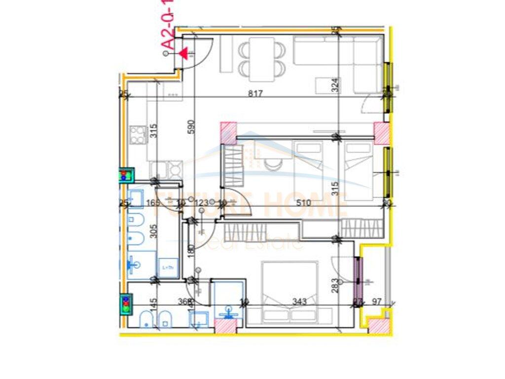 For sale, Apartment 2+1+2, Aluna Complex, Paskuqan.