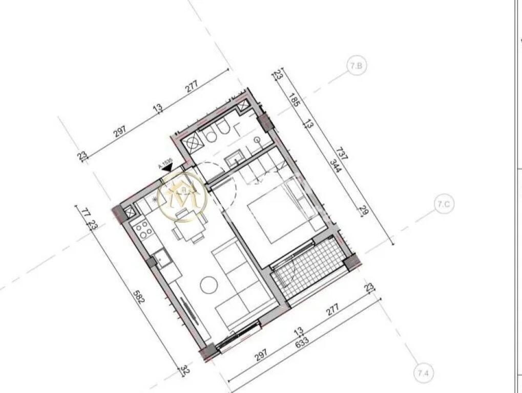 Vendita, Appartamento 1+1, a Fresk, Prezzo 69.500 Euro