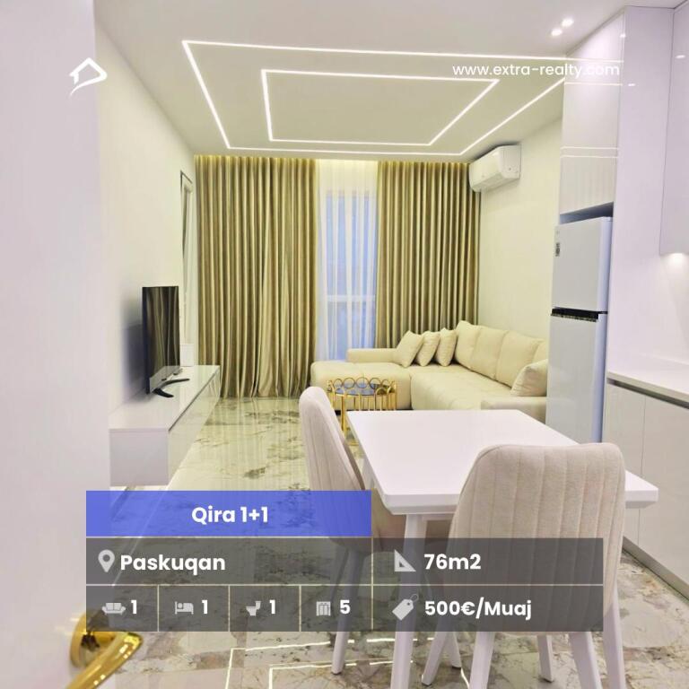 SUPER APARTAMENT 1+1 PER QIRA