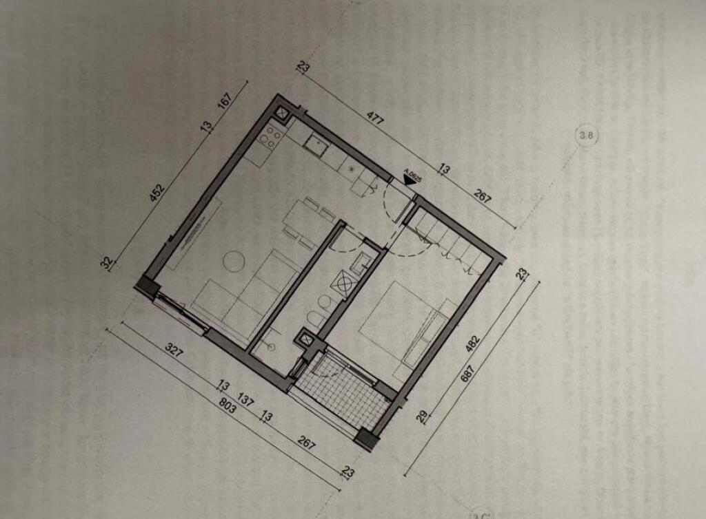 SHITET: 🌟 Apartament 1+1 &amp; Ballkon ( 61  m²)  📍( Fresk - Oxa Residence ) Çmimi: 91,000€