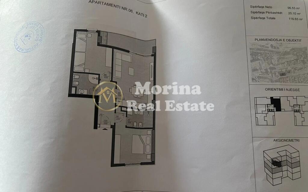 Shitet, Apartament 2+1+2, 5 Maj, 1300 Euro/m²