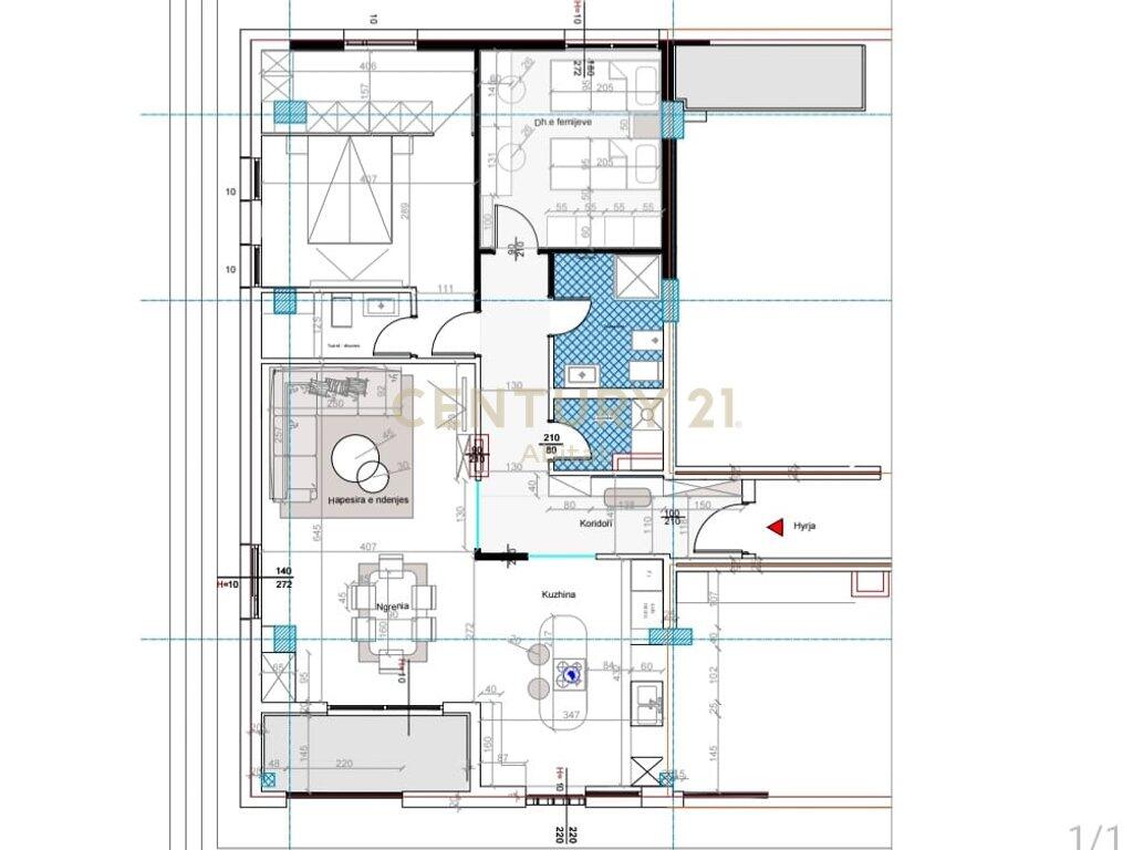 Shitet Apartament 3+1+2 në Kompeksin “Square 21” – 21 Dhjetori, Tiranë