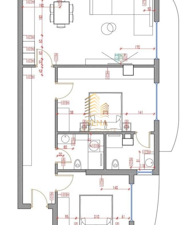 Shitet, Apartament 2+1+blk, Fresk, 120,000 Euro