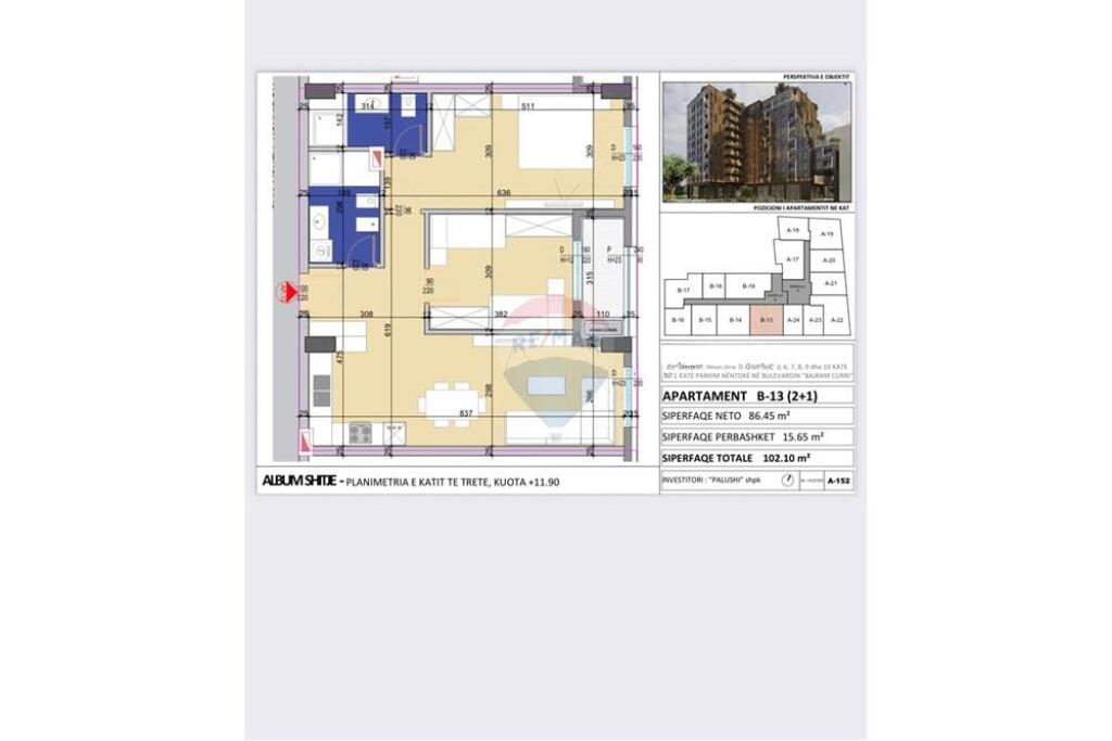 SHITET APARTAMENT 2+1+2, NE ALI DEM !