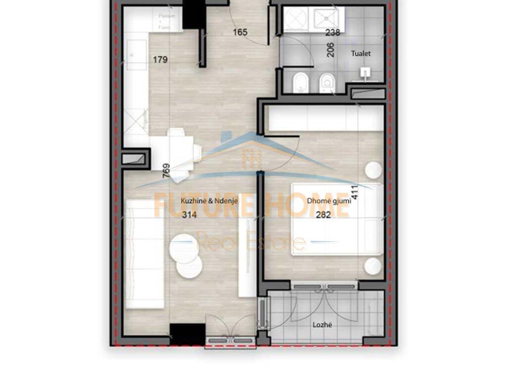 Shitet, Apartament 1+1, Rruga e Kokonozëve, Splendor Residencë