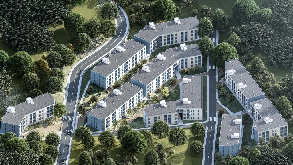 Shes apartament 1+1 me hipoteke tek kompleksi OxA ne Rrugen Dalip Topi, Fresk.