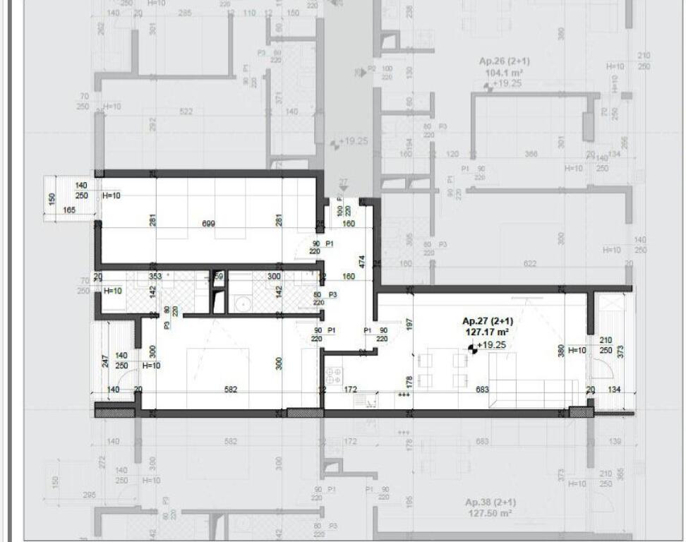 Apartament 2+1+2wc+3Ballkone ne shitje tek Fusha e Aviacionit, rruga Simon Gjoni (ID 41212061)