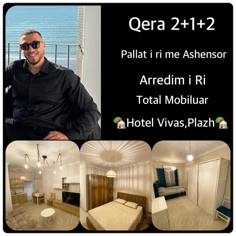 Appartamento in Affitto Sistema 2+1+2 con ampio balcone Hotel Vivas PLAZH 