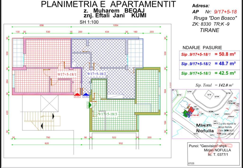 Vendesi 3 Appartamenti 1+1 "Don Bosko"