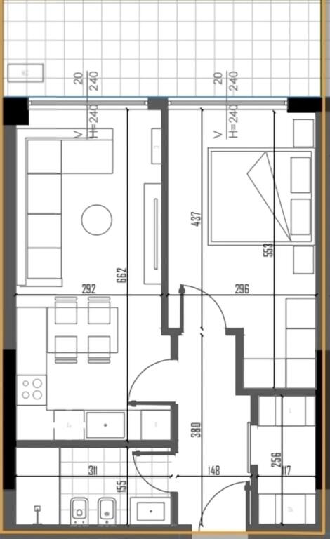 SHITET APARTAMENT 1+1 📍 GOLEM – DURRES