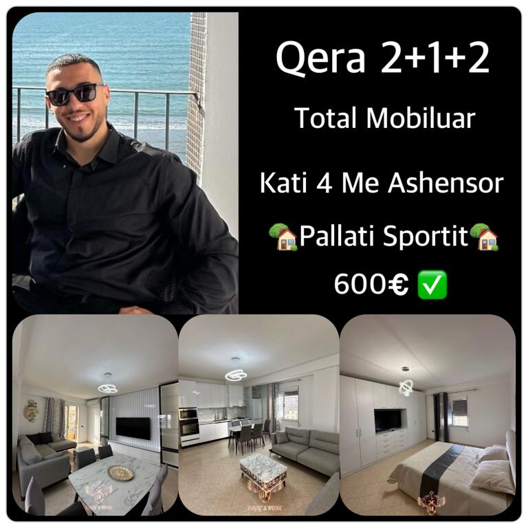 Apartment for Rent • 2+1+2  • Fully furnished🏡Center, Sports Palace🏡