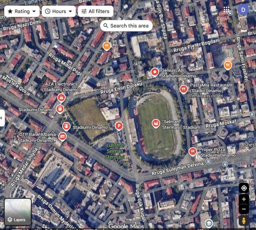 Negozio in vendita fronte strada, vicino allo Stadio Dinamo a Tirana(ID 4171600)