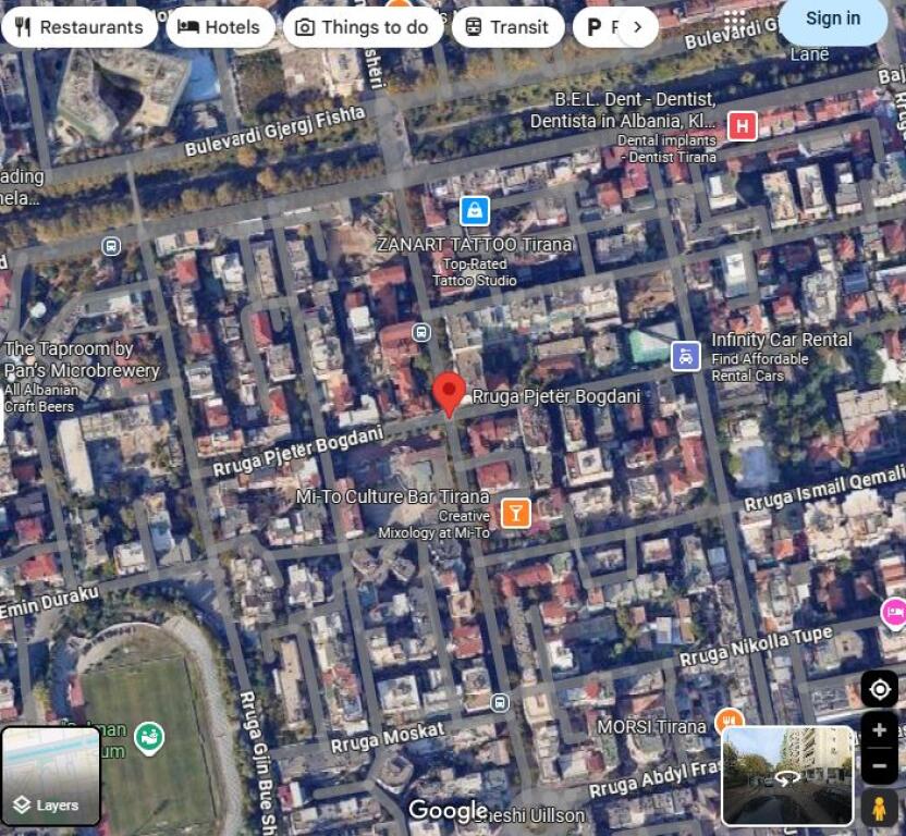 Appartamento 2+1 in vendita a Bllok Via Pjeter Bogdani a Tirana (ID41212064)