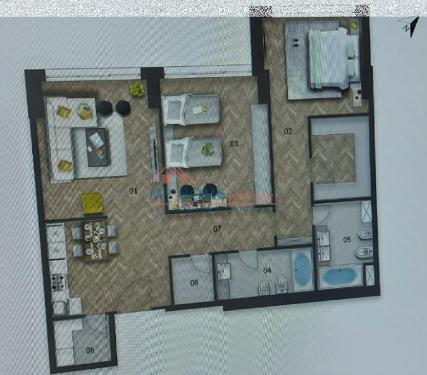 Apartament 2+1 ne Shitje te Downtown Tirane