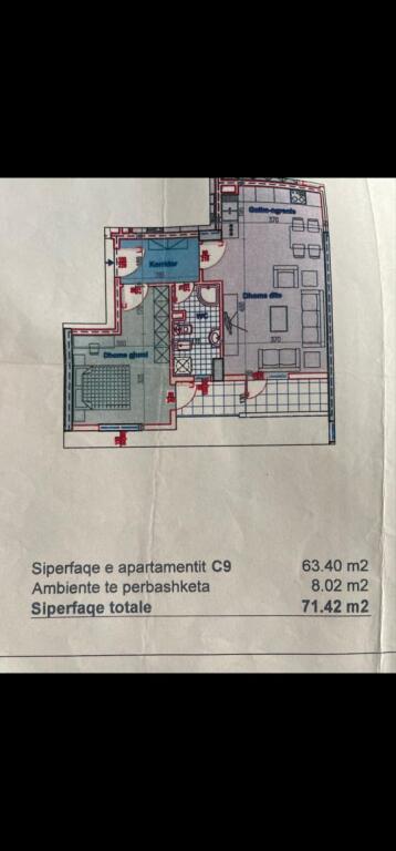 VENDESI APPARTAMENTO 1+1 YZBERISHT 110.000 EURO