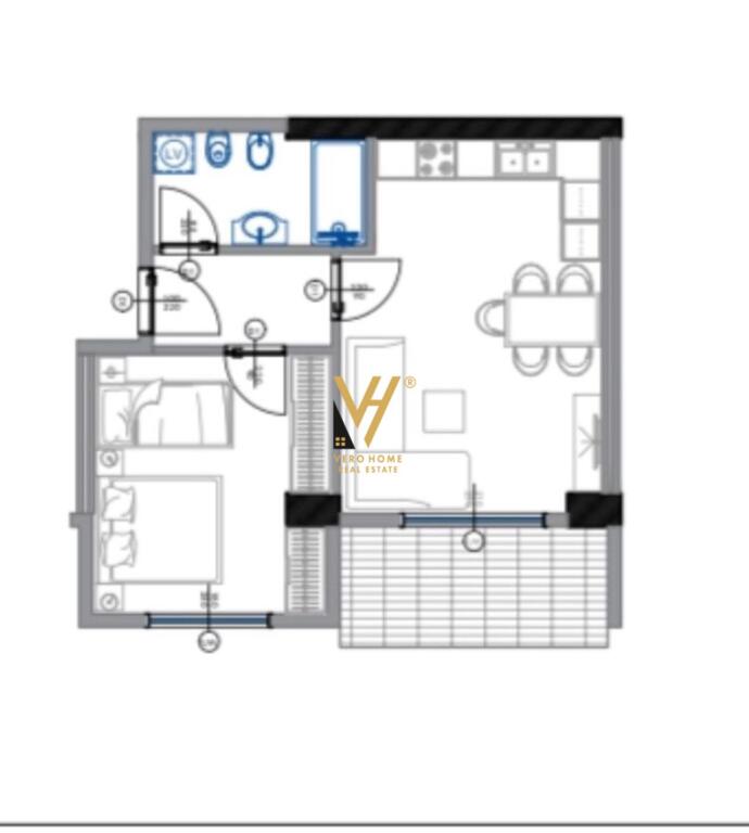 VENDESI APPARTAMENTO 1+1 A BLUE HORIZON, PREZZO 83.600 EURO