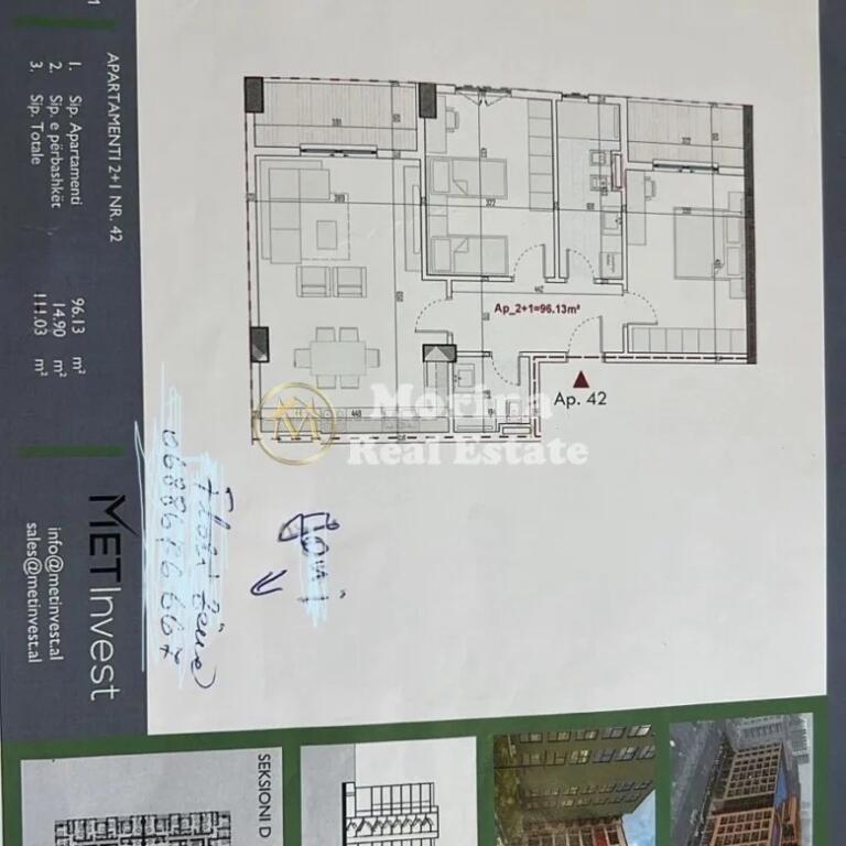 Shitje, Apartament 2+ 1, ne Paskuqan, te Rezidenca Ringside, Cmimi 116550 Euro