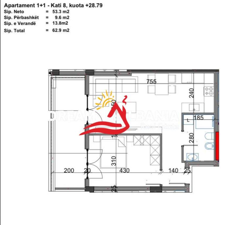 Apartment 1+1 For Sale Behind Globe (ID 41111149)