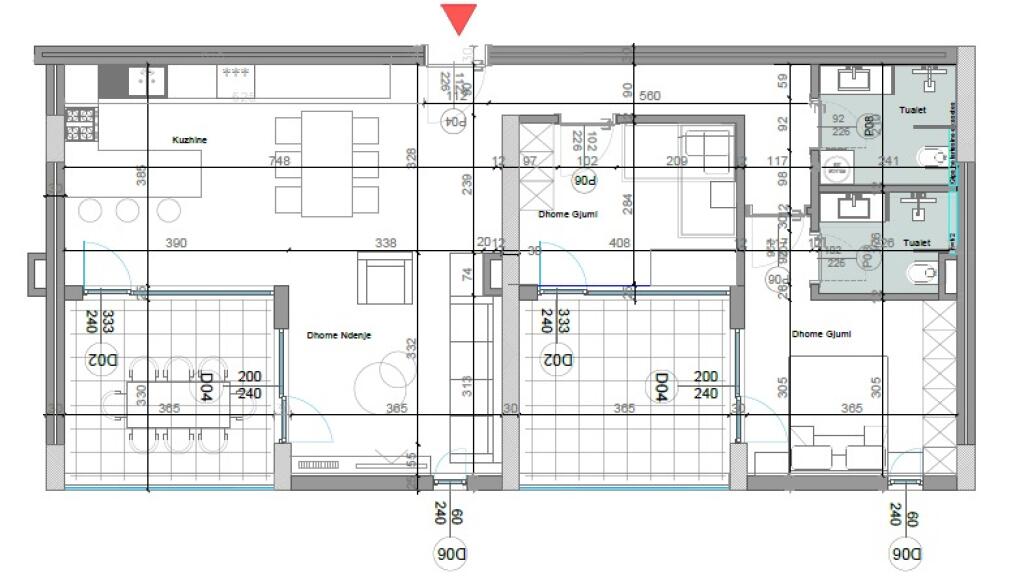 APPARTAMENTO 2+1+2 CON VISTA SULLA MARINA DI TURQUOISE MARINA!    299,000 €