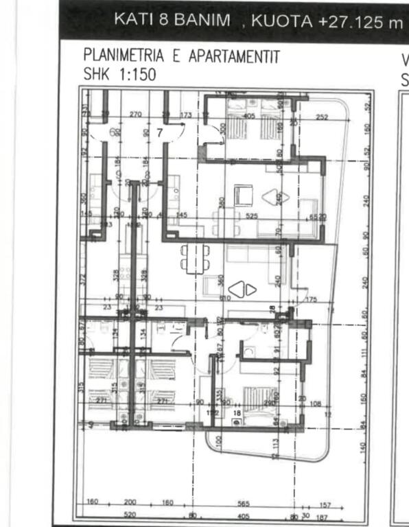 Shitet apartament 2+1  ne Kamez  92.100 EURO