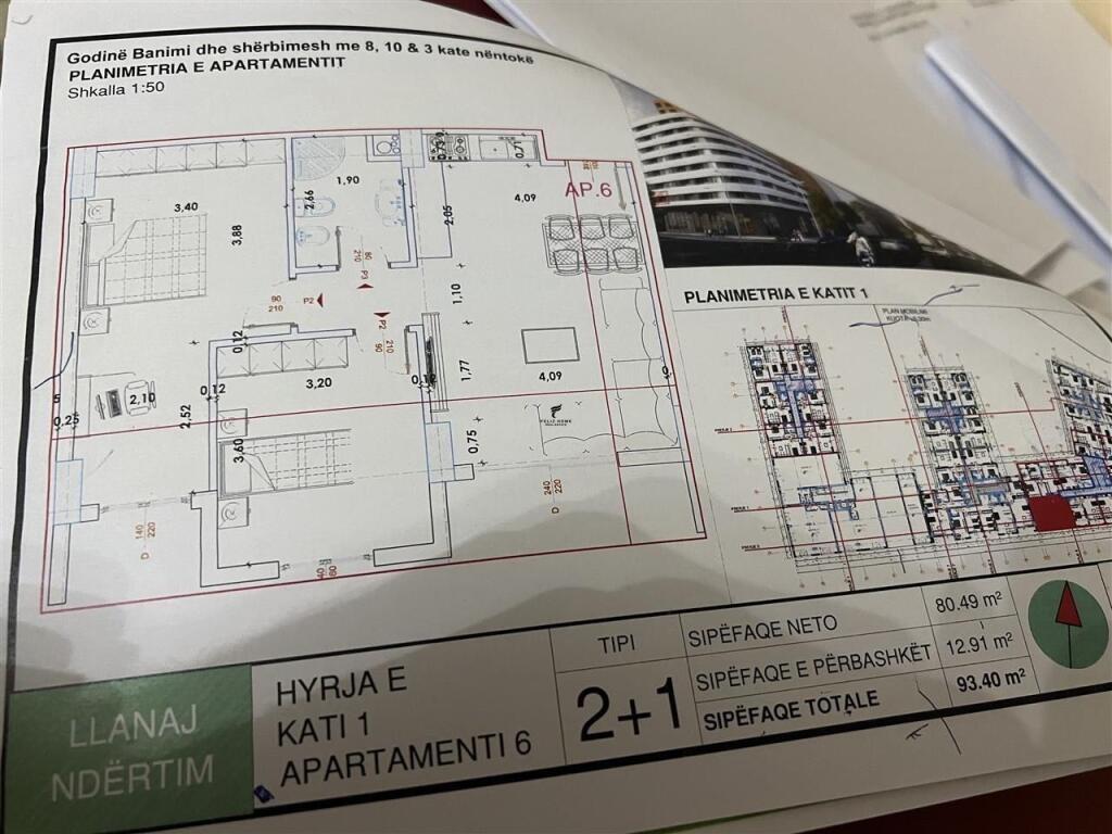 SHITET APARTAMENT 2+1 YZBERISHT 145.000 EURO