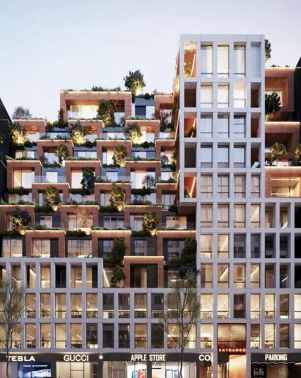 Shitet apartament 1+1 ne zemer te Bllokut ,Residenca Unico.