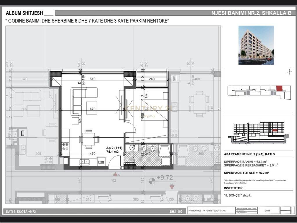 Appartamento 1+1 in Vendita – Nuovo Boulevard