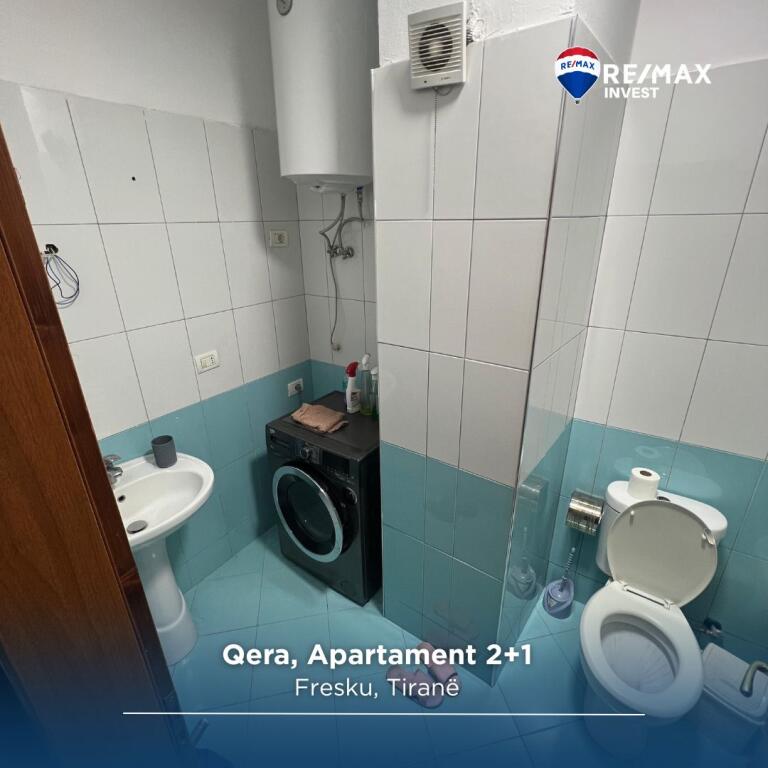 Tirane, jepet me qera apartament 2+1+Ballkon Kati 2, 100 m² 450 € (fresku) 
 # 530581007-71