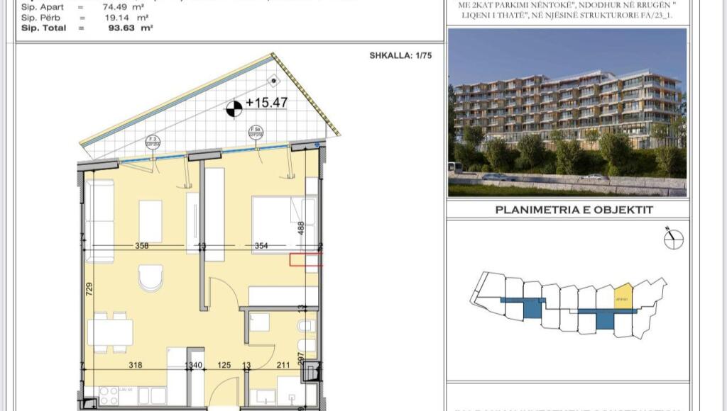 FOR SALE APARTMENT 1+1 DRY LAKE 248,000 EURO