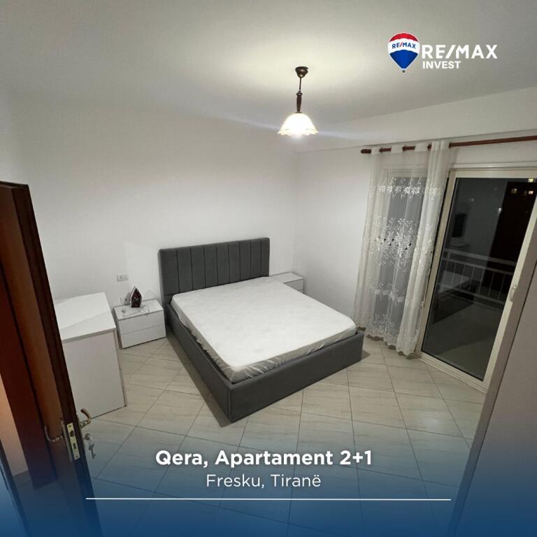 Tirane, jepet me qera apartament 2+1+Ballkon Kati 2, 100 m² 450 € (fresku) 
 # 530581007-71