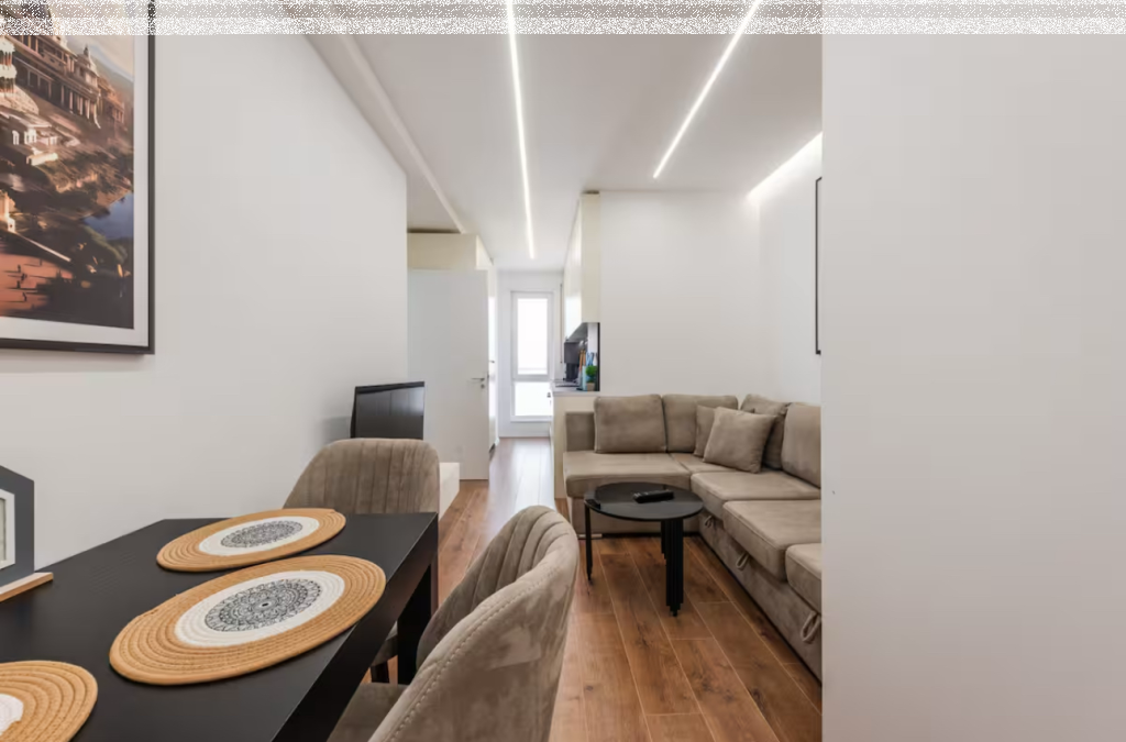 Jepet me qera apartament  1+1 ne Myslym Shyr. Pallati ri i 2025