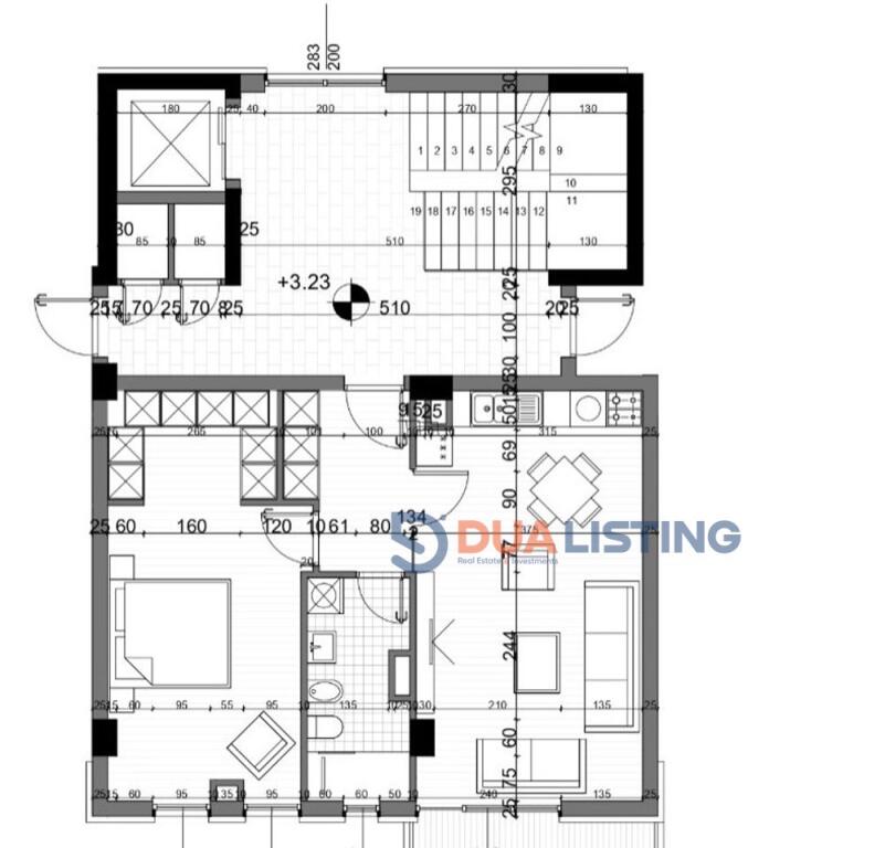 OKAZION SHITET APARTAMENT 1+1 TEK TULIPAN REZIDENCE !!