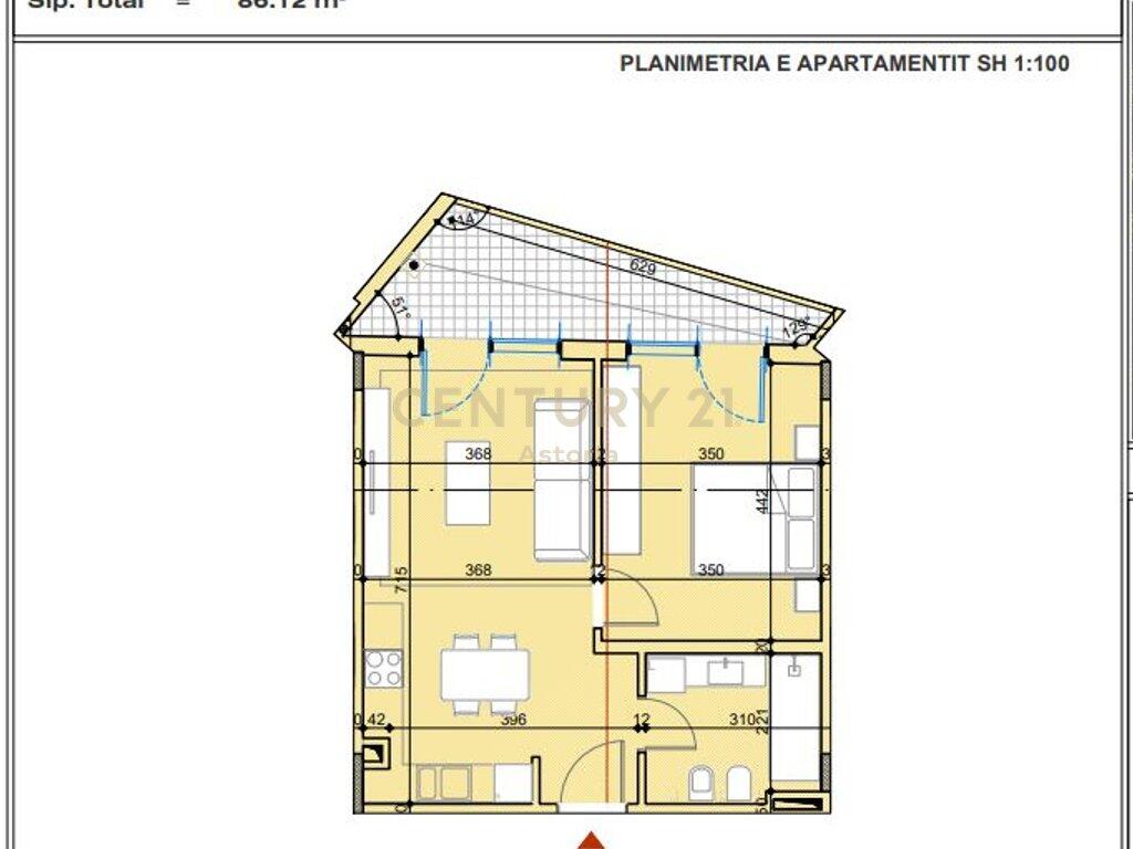 Apartament modern 1+1 pranë Liqenit Artificial dhe Liqenit të Thatë