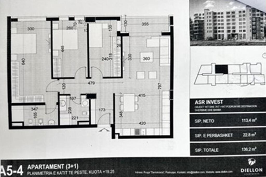 Appartamento 3+1 in vendita a Paskuqan.
